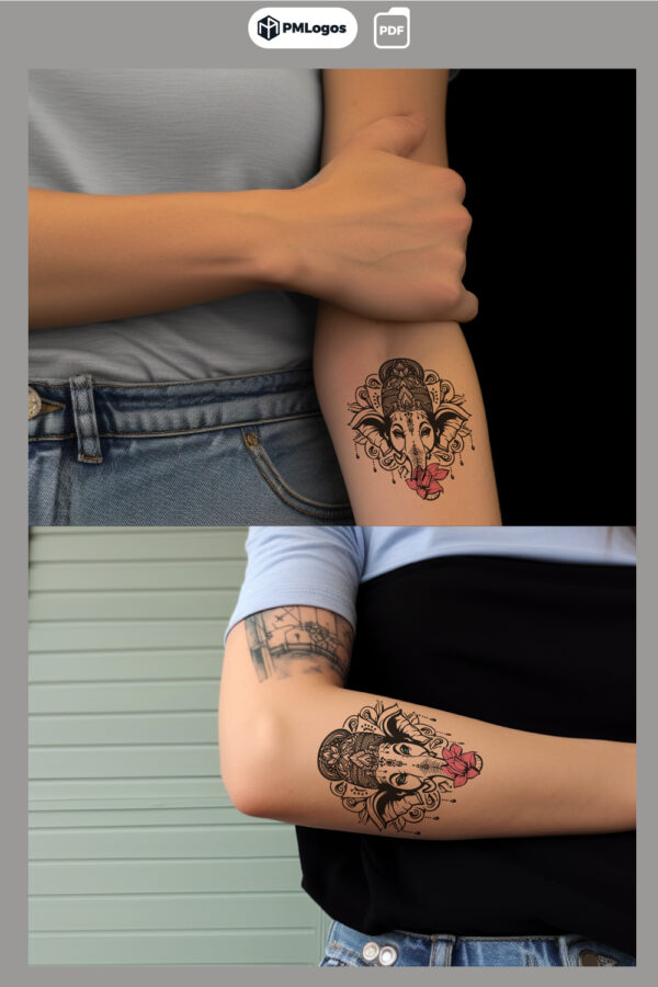 Ganesha Tattoo Design - PMLogos