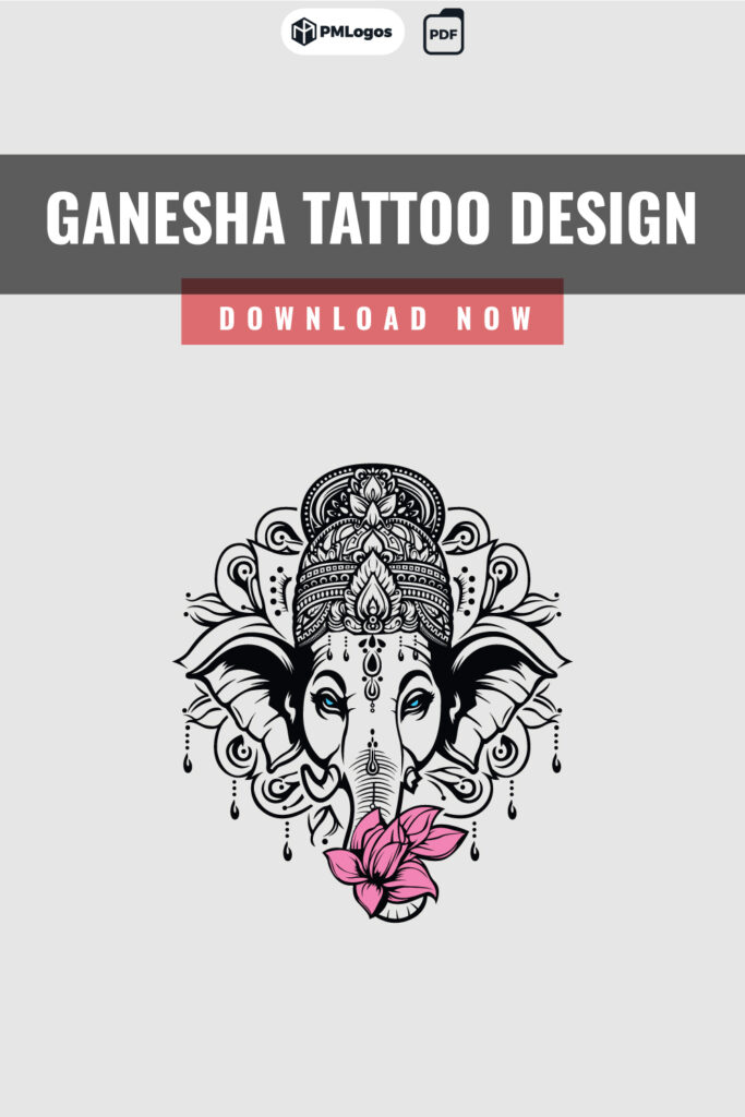Ganesh Chaturthi Happy Ganesha Tattoo Design